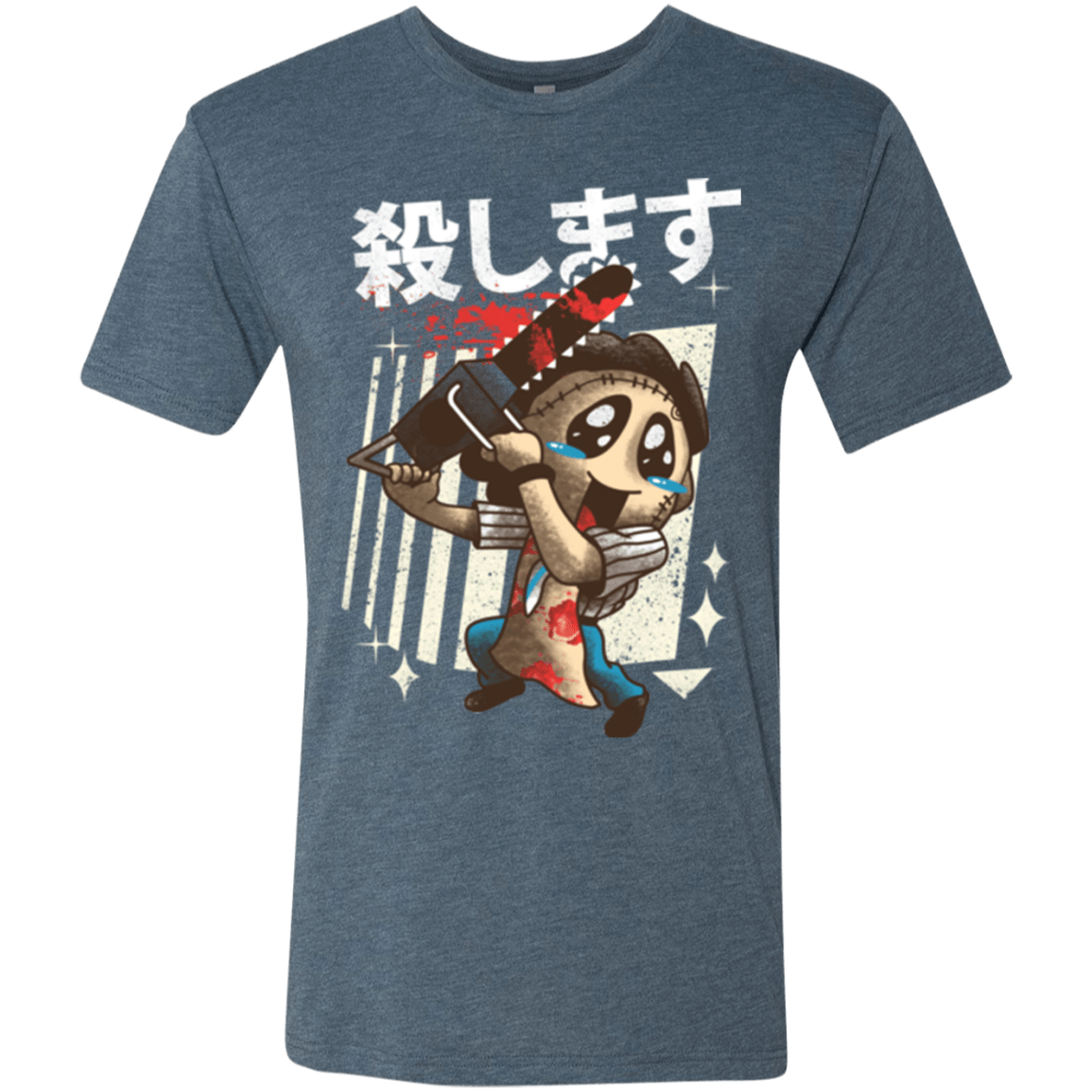 T-Shirts Indigo / Small Kawaii Kill Men's Triblend T-Shirt