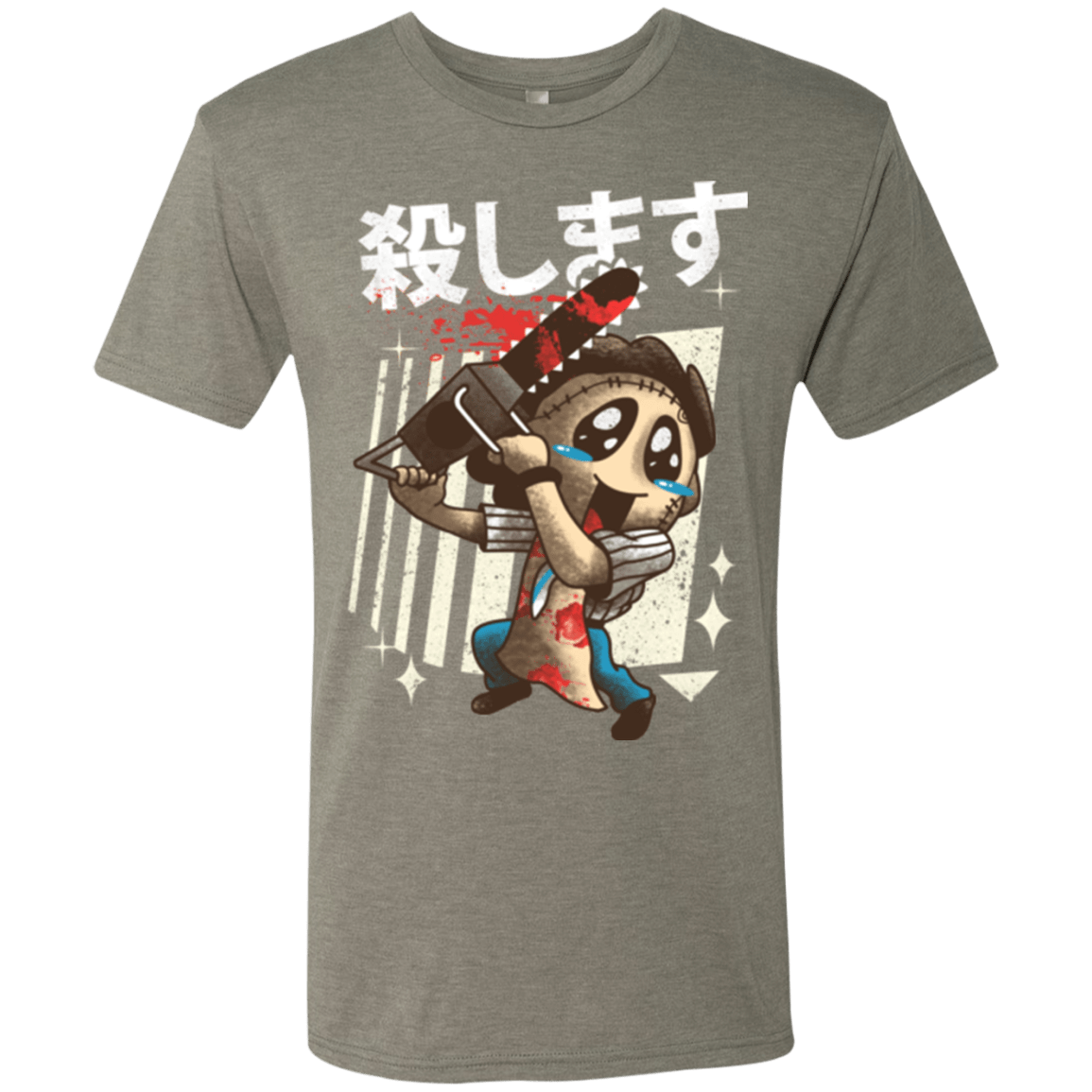 T-Shirts Venetian Grey / Small Kawaii Kill Men's Triblend T-Shirt