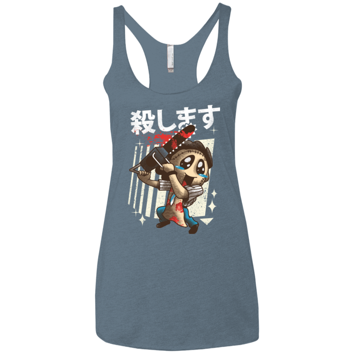 T-Shirts Indigo / X-Small Kawaii Kill Women's Triblend Racerback Tank