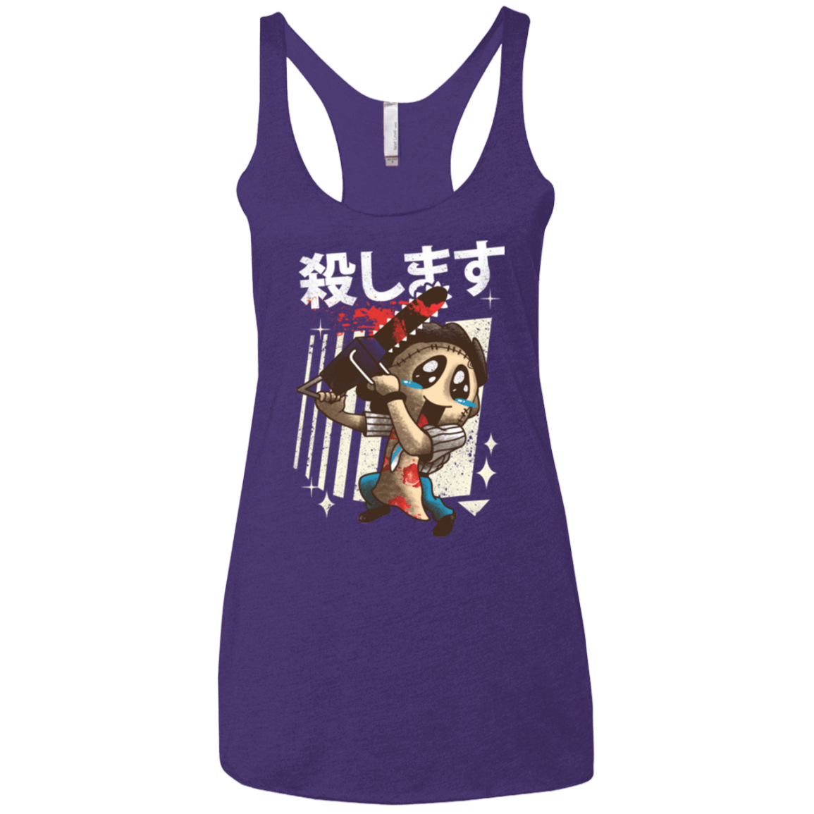 T-Shirts Purple / X-Small Kawaii Kill Women's Triblend Racerback Tank