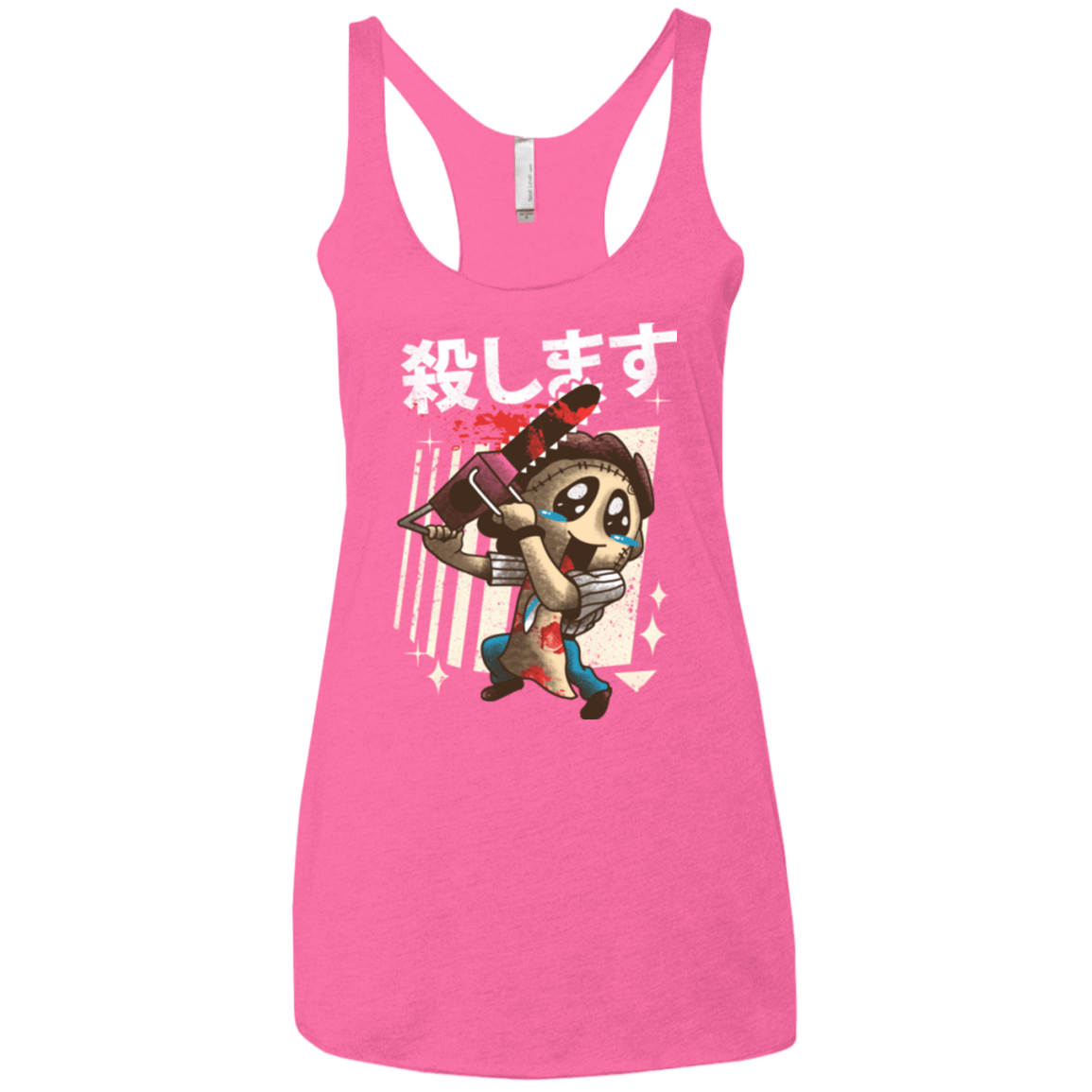 T-Shirts Vintage Pink / X-Small Kawaii Kill Women's Triblend Racerback Tank