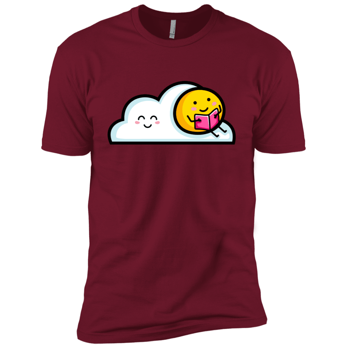 T-Shirts Cardinal / X-Small Kawaii Love Summer Reading Men's Premium T-Shirt