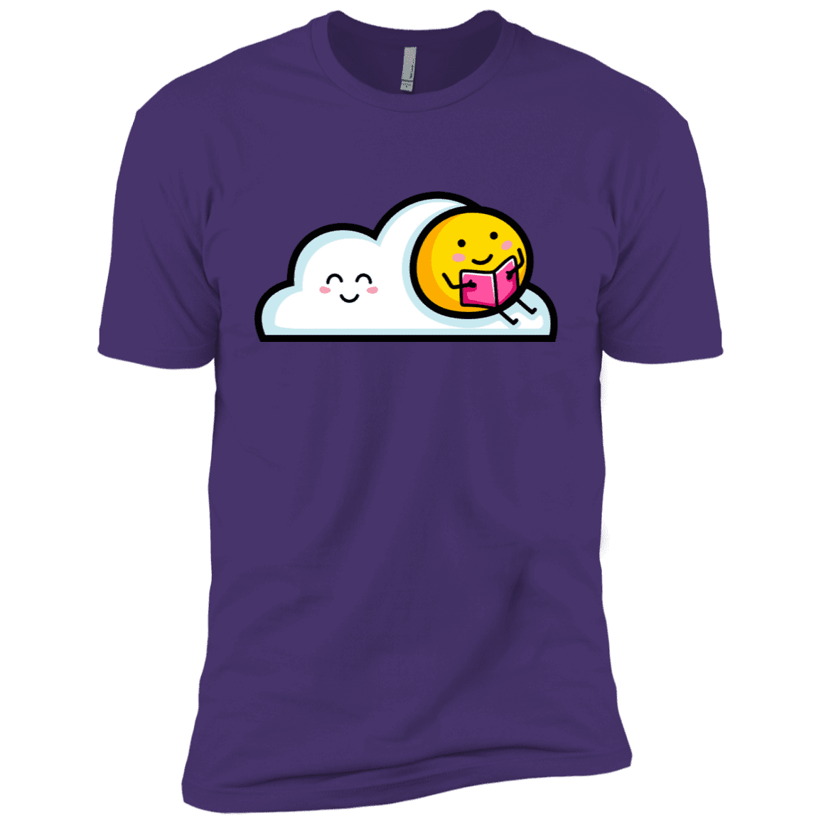 T-Shirts Purple Rush/ / X-Small Kawaii Love Summer Reading Men's Premium T-Shirt