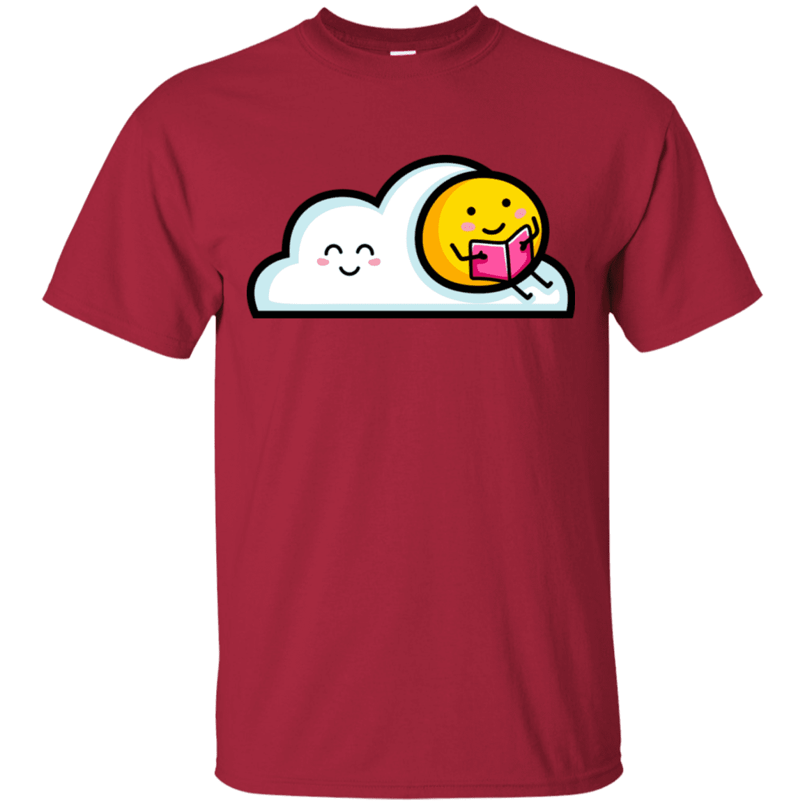 T-Shirts Cardinal / S Kawaii Love Summer Reading T-Shirt
