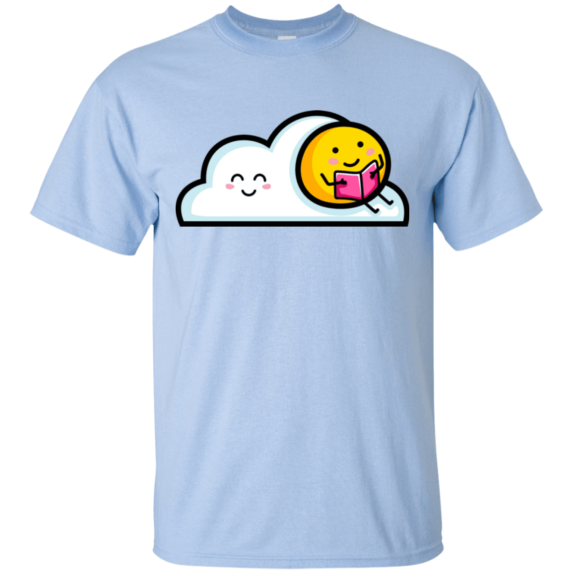 T-Shirts Light Blue / S Kawaii Love Summer Reading T-Shirt