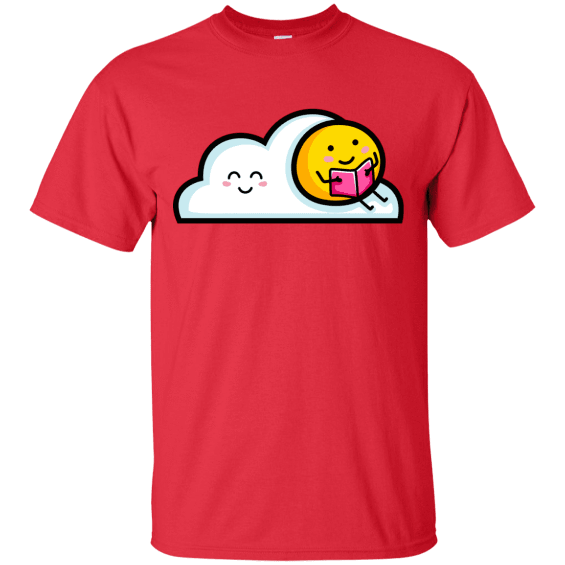 T-Shirts Red / S Kawaii Love Summer Reading T-Shirt