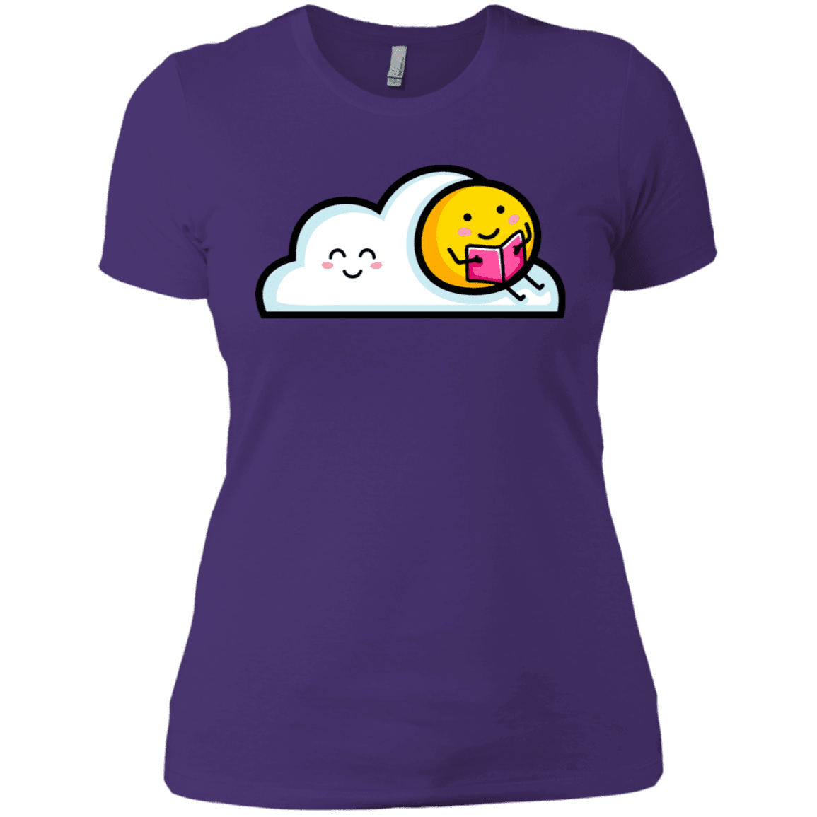 T-Shirts Purple Rush/ / X-Small Kawaii Love Summer Reading Women's Premium T-Shirt