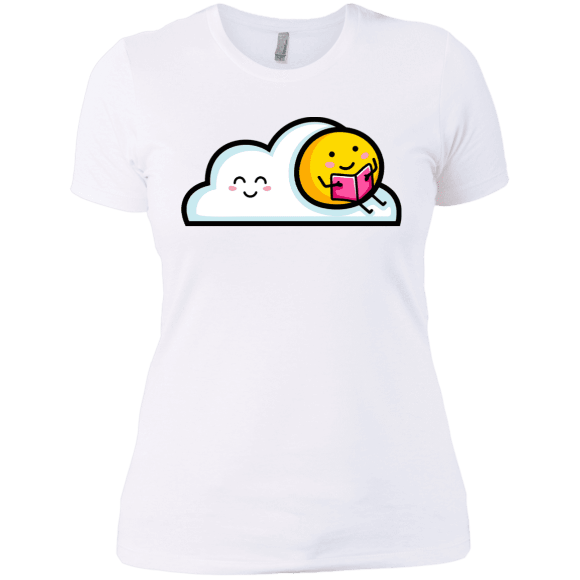 T-Shirts White / X-Small Kawaii Love Summer Reading Women's Premium T-Shirt