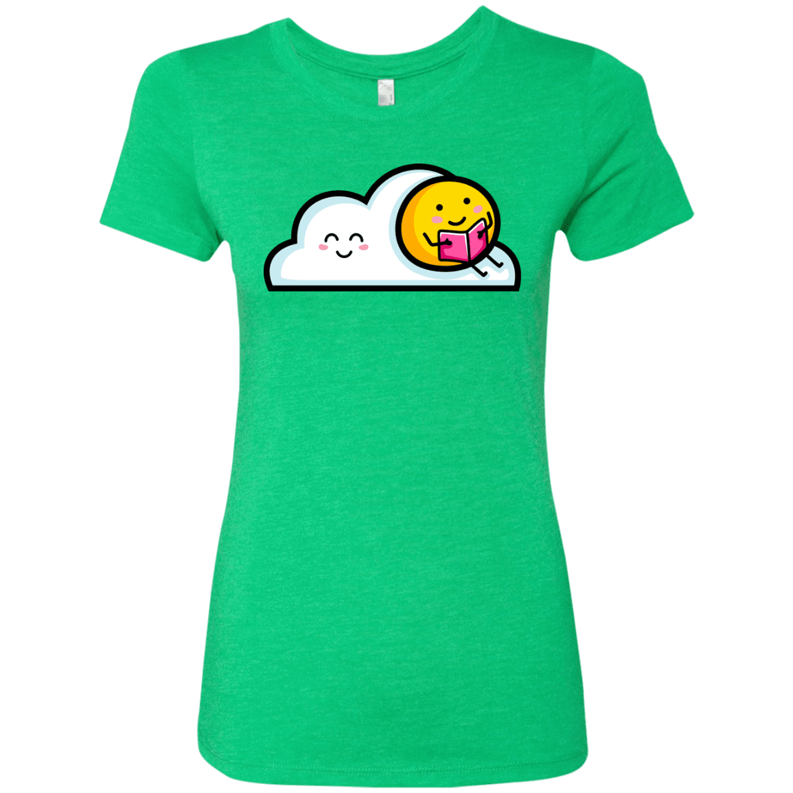 T-Shirts Envy / S Kawaii Love Summer Reading Women's Triblend T-Shirt