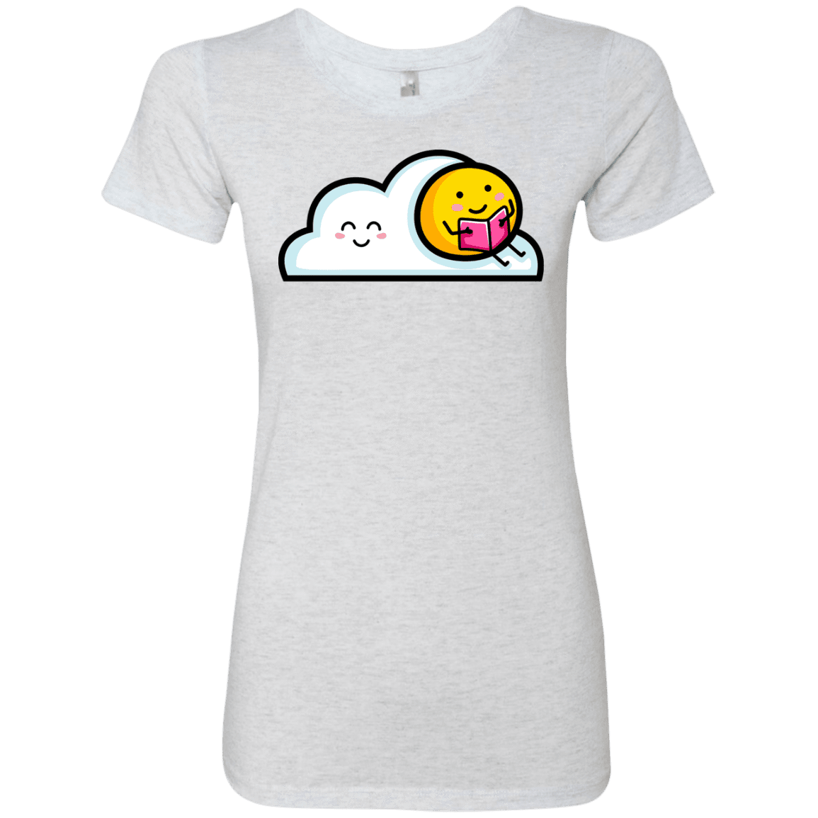 T-Shirts Heather White / S Kawaii Love Summer Reading Women's Triblend T-Shirt