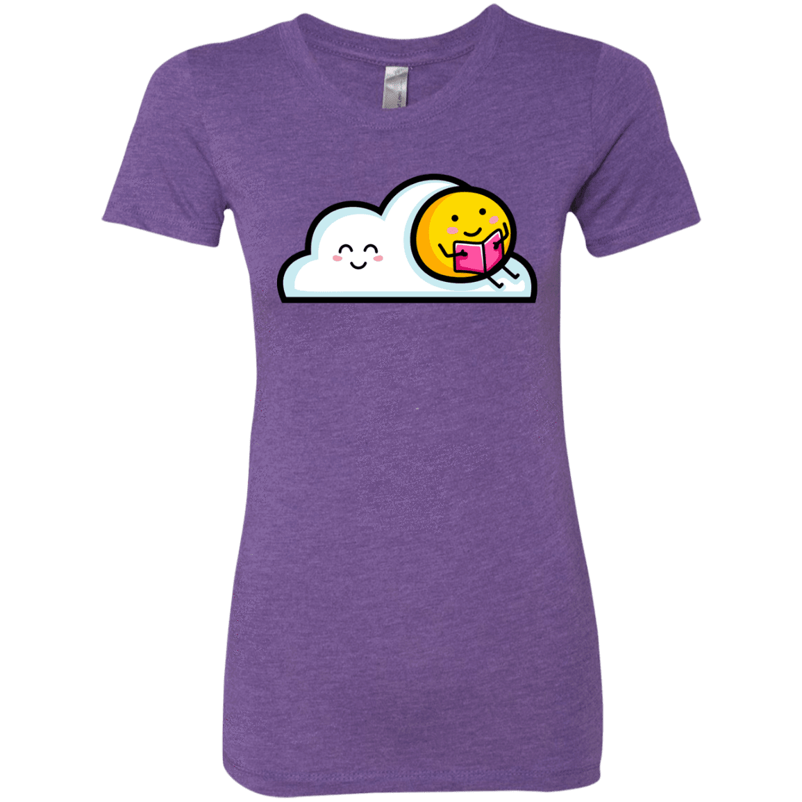 T-Shirts Purple Rush / S Kawaii Love Summer Reading Women's Triblend T-Shirt