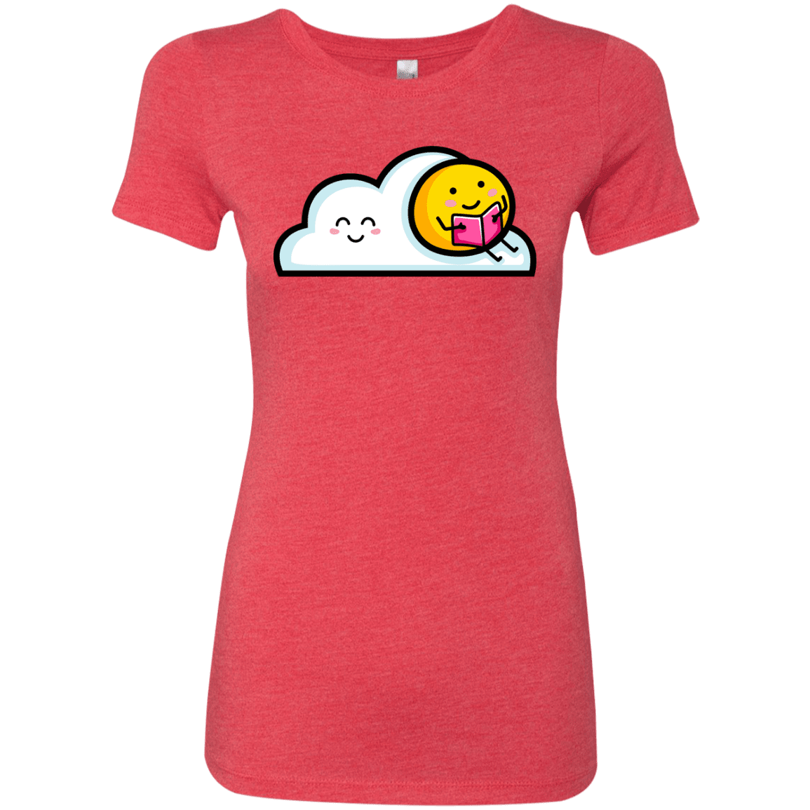 T-Shirts Vintage Red / S Kawaii Love Summer Reading Women's Triblend T-Shirt
