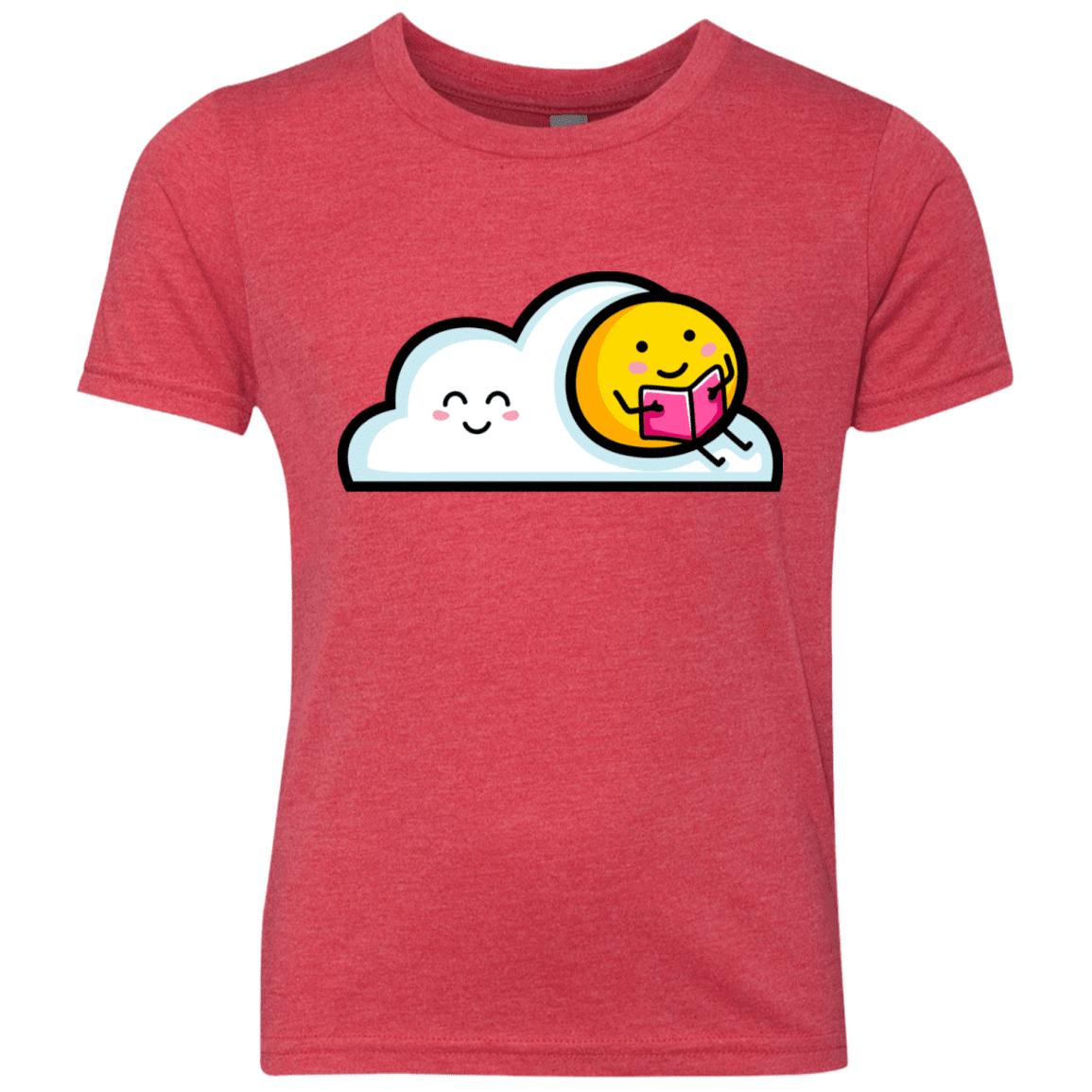 T-Shirts Vintage Red / YXS Kawaii Love Summer Reading Youth Triblend T-Shirt