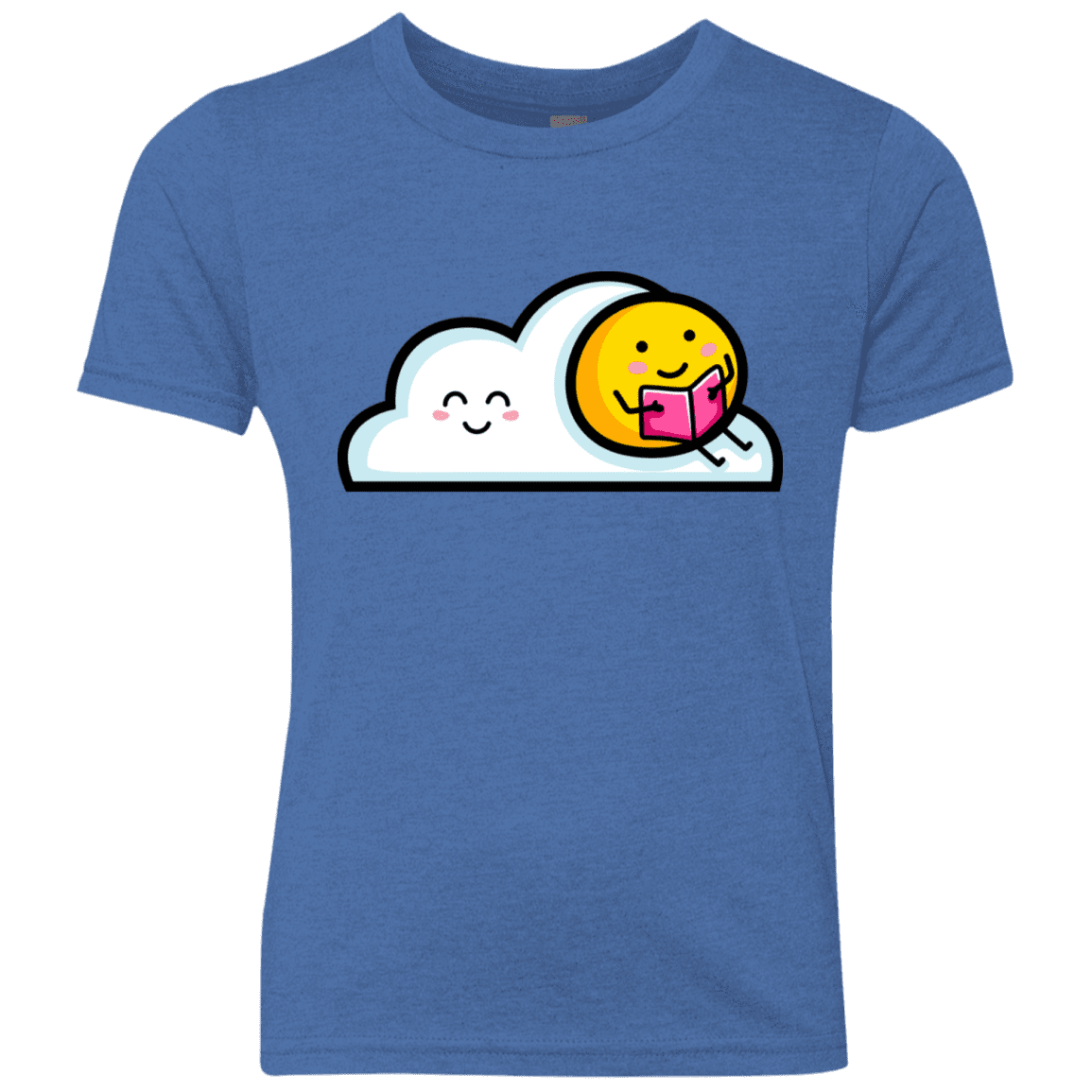 T-Shirts Vintage Royal / YXS Kawaii Love Summer Reading Youth Triblend T-Shirt
