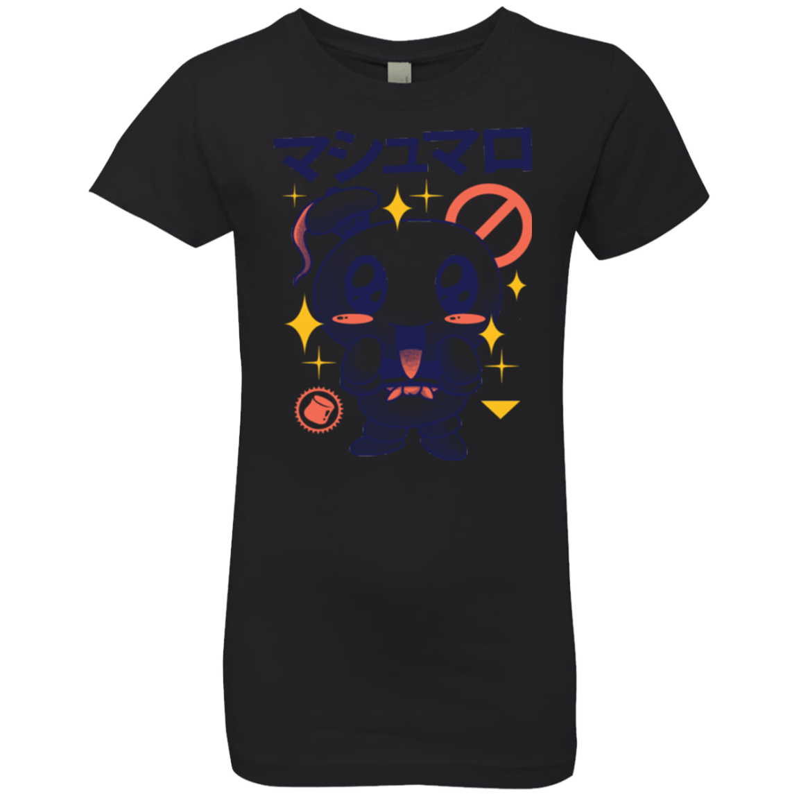 T-Shirts Black / YXS Kawaii Marshmallow Girls Premium T-Shirt