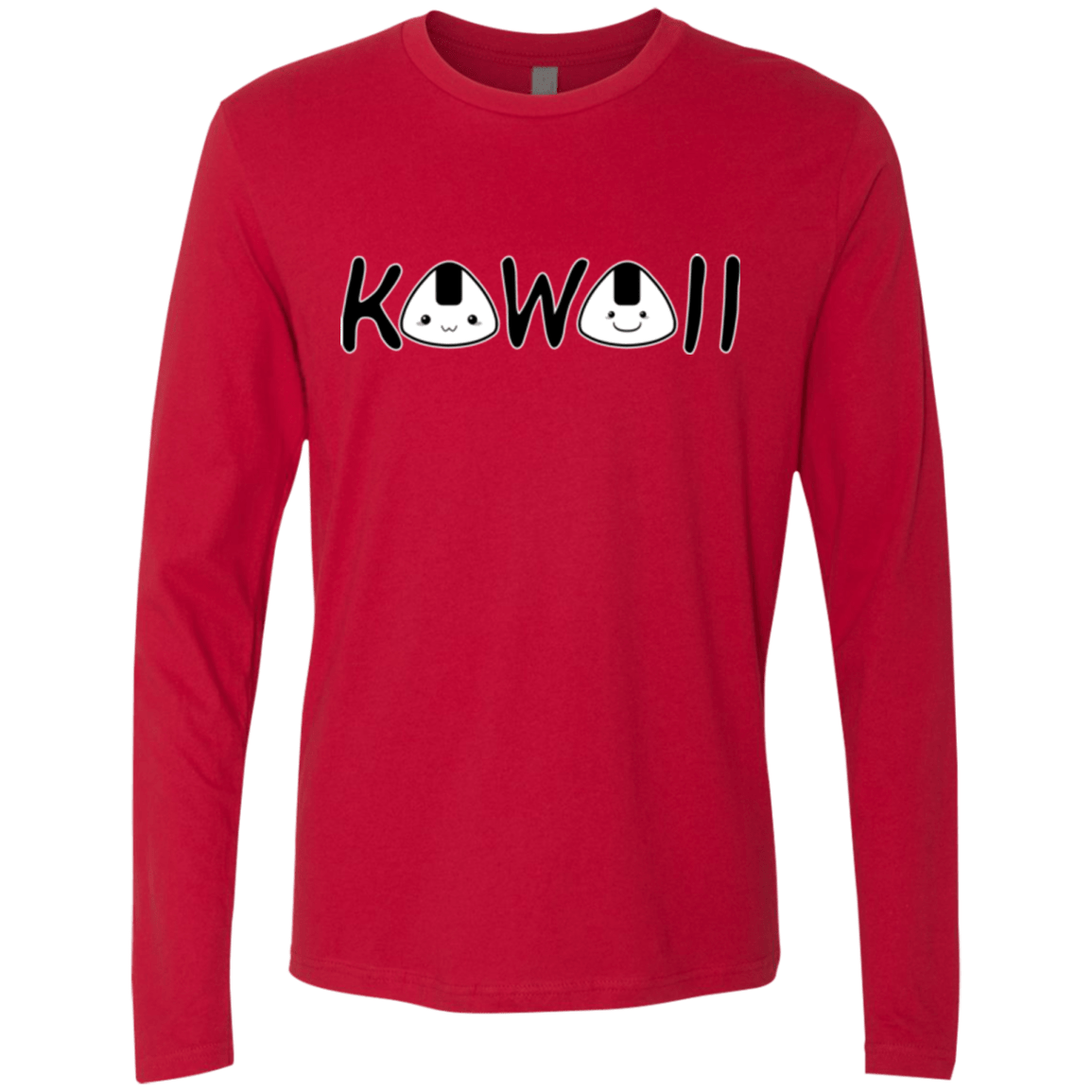 T-Shirts Red / Small Kawaii Men's Premium Long Sleeve