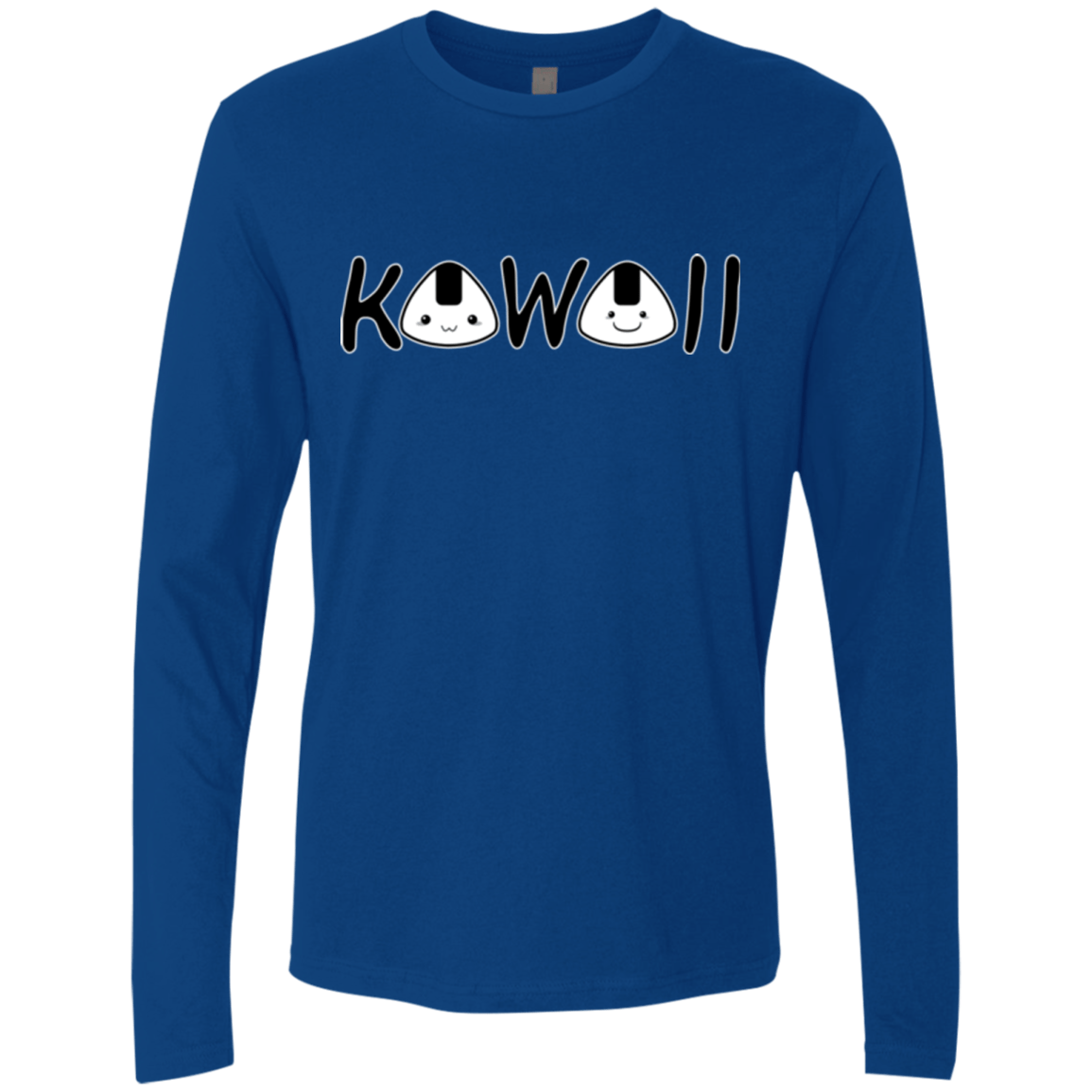 T-Shirts Royal / Small Kawaii Men's Premium Long Sleeve
