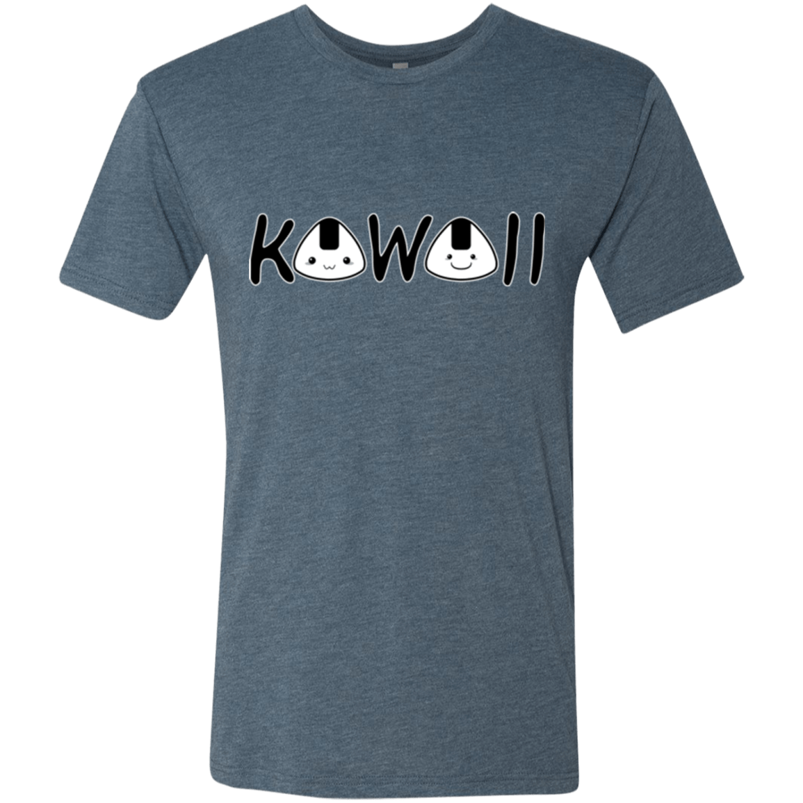 T-Shirts Indigo / Small Kawaii Men's Triblend T-Shirt