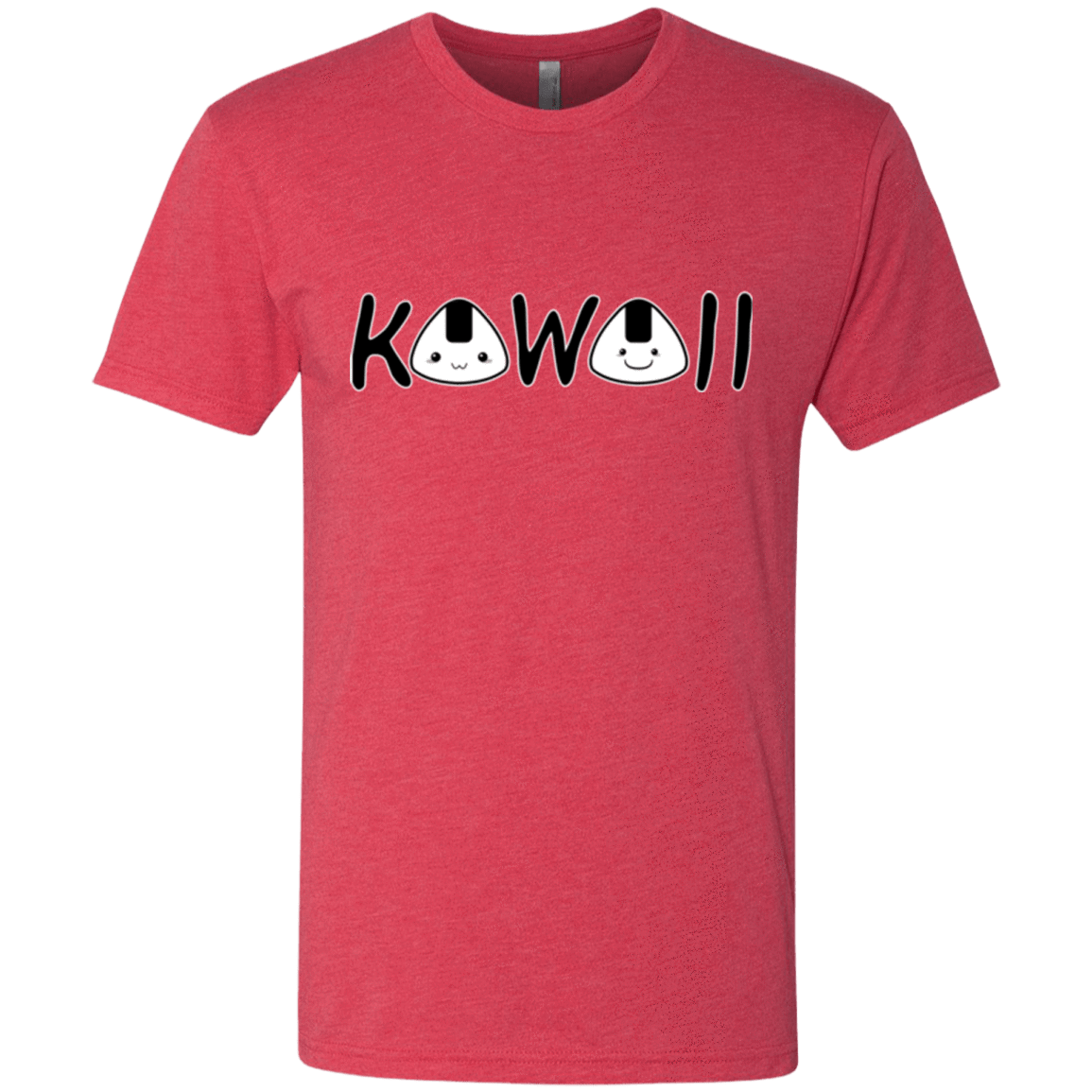 T-Shirts Vintage Red / Small Kawaii Men's Triblend T-Shirt