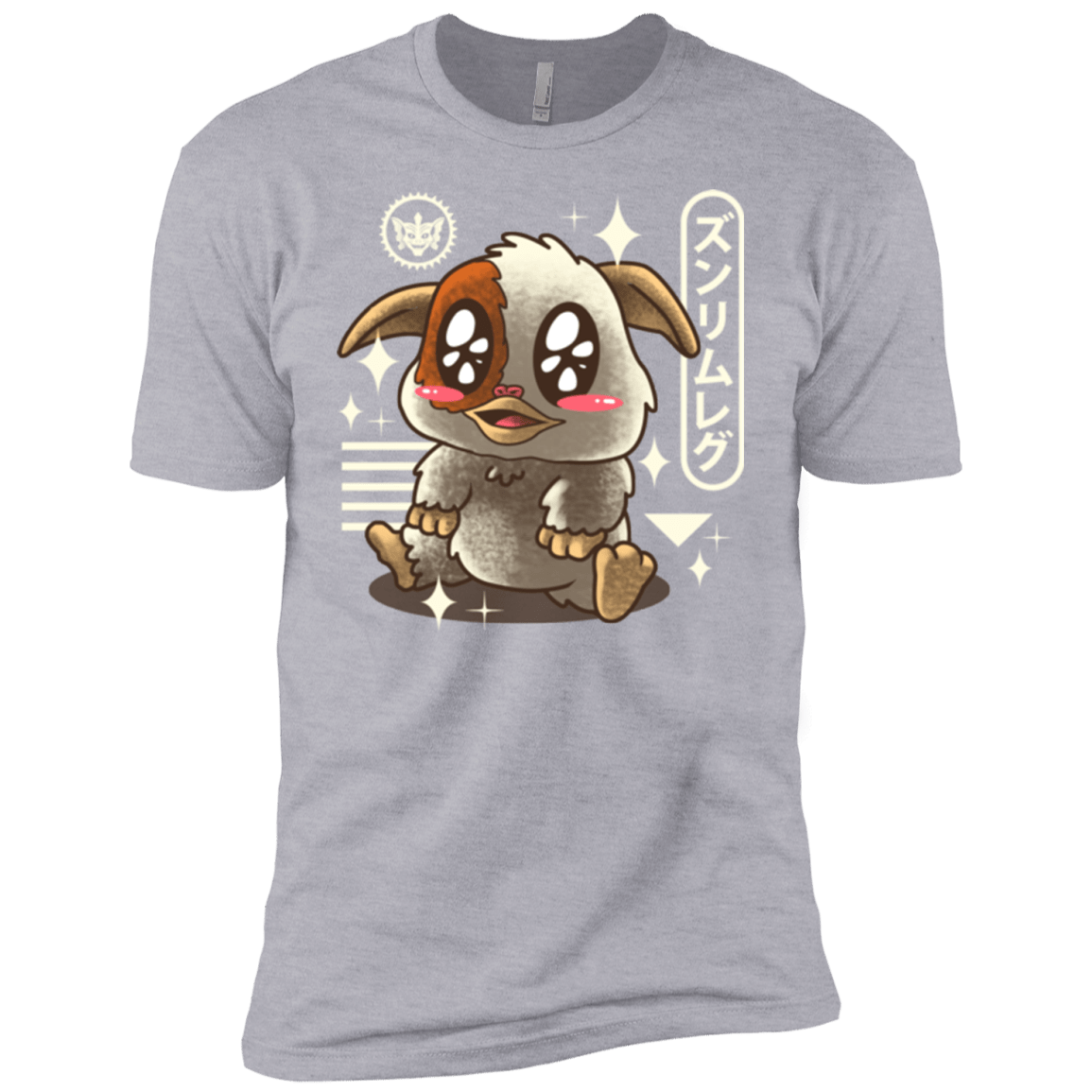 T-Shirts Heather Grey / YXS Kawaii Mogwai Boys Premium T-Shirt