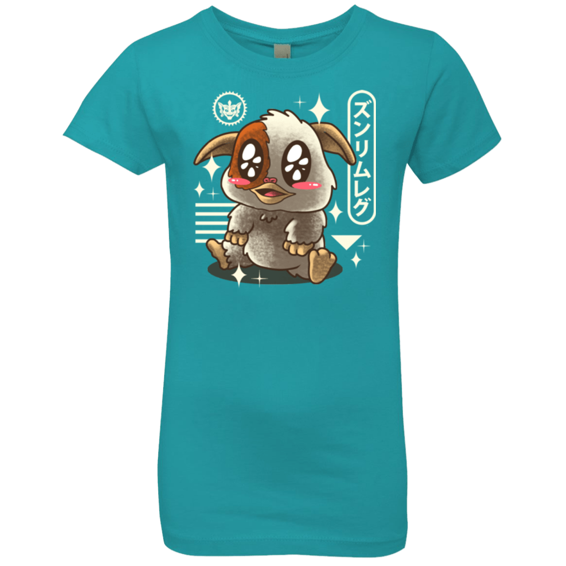 T-Shirts Tahiti Blue / YXS Kawaii Mogwai Girls Premium T-Shirt