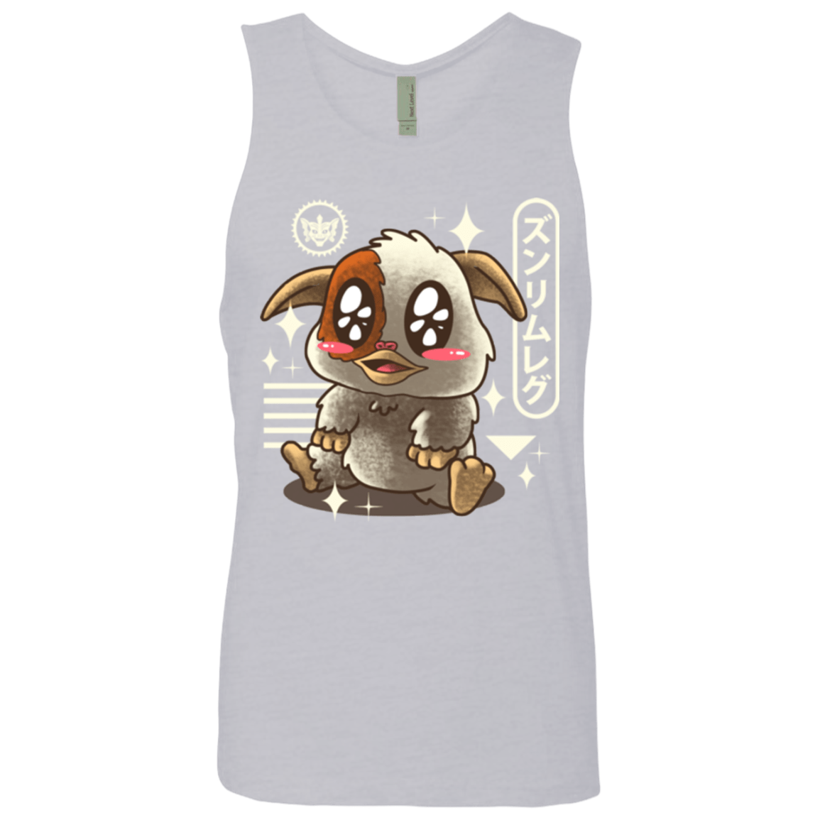 T-Shirts Heather Grey / Small Kawaii Mogwai Men's Premium Tank Top