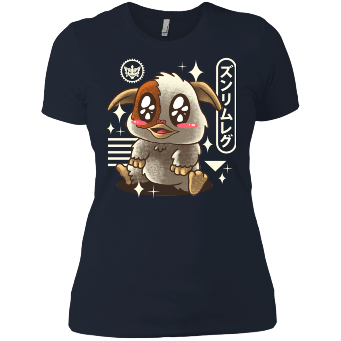 T-Shirts Midnight Navy / X-Small Kawaii Mogwai Women's Premium T-Shirt