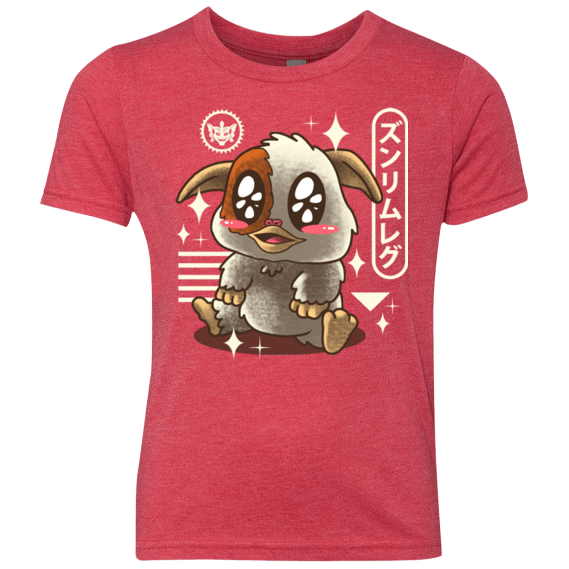 T-Shirts Vintage Red / YXS Kawaii Mogwai Youth Triblend T-Shirt