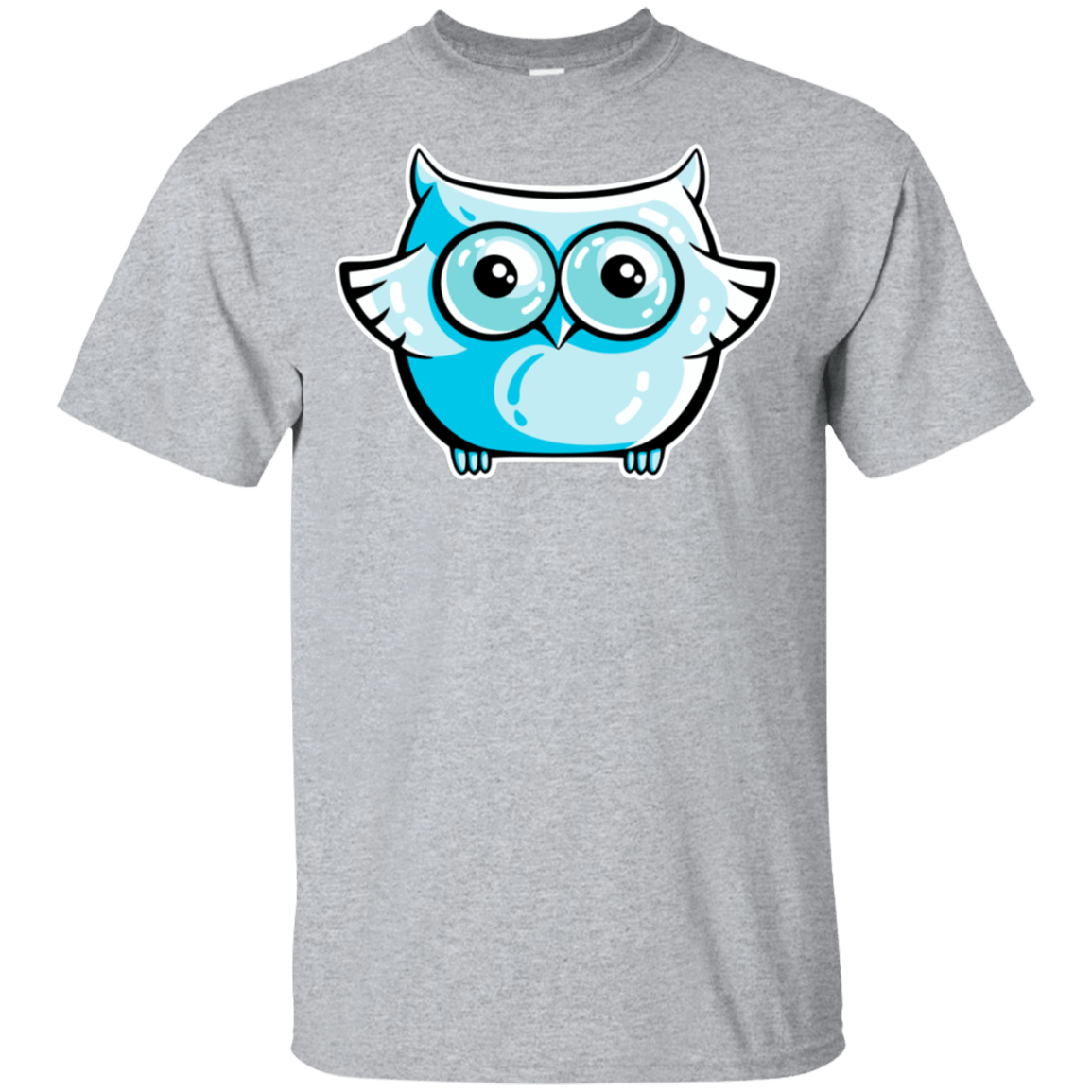 T-Shirts Sport Grey / S Kawaii Owl T-Shirt