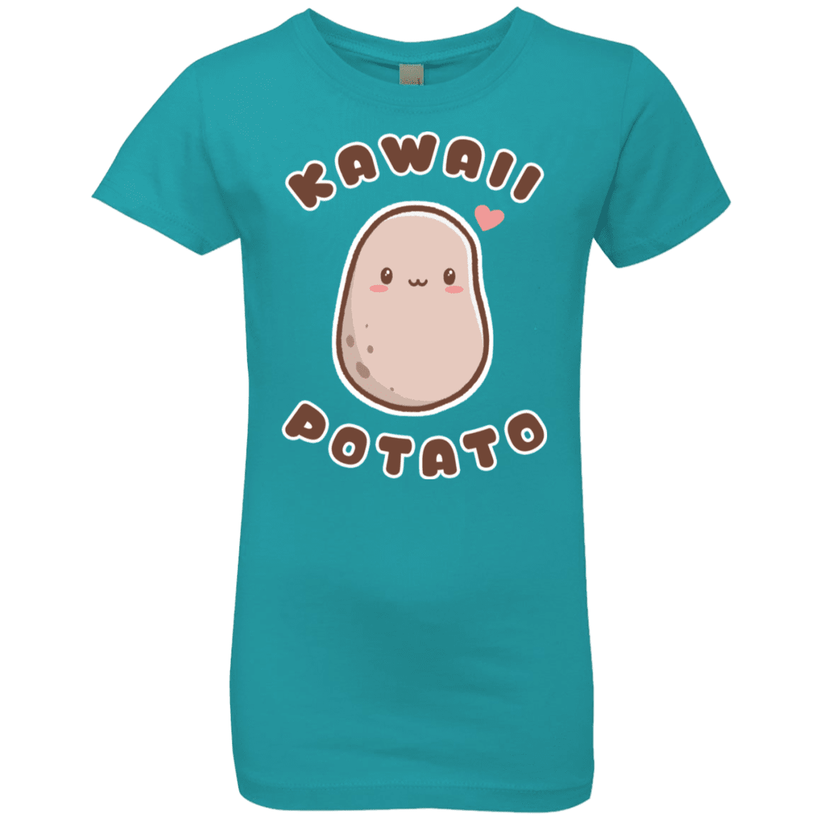 T-Shirts Tahiti Blue / YXS Kawaii Potato Girls Premium T-Shirt