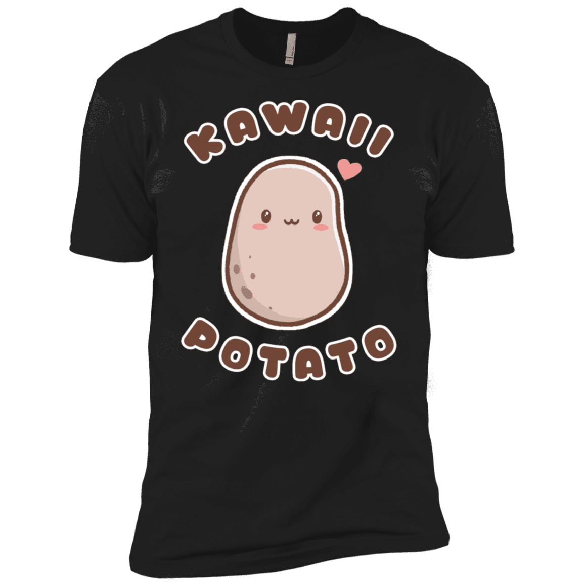 T-Shirts Black / X-Small Kawaii Potato Men's Premium T-Shirt
