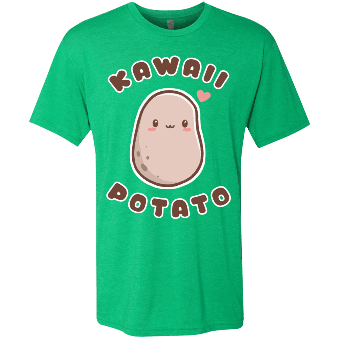 T-Shirts Envy / S Kawaii Potato Men's Triblend T-Shirt