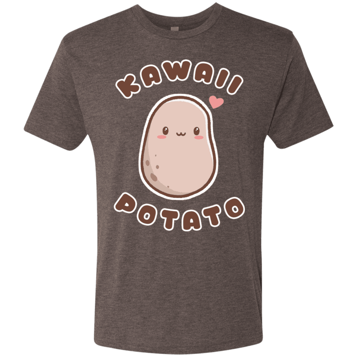 T-Shirts Macchiato / S Kawaii Potato Men's Triblend T-Shirt