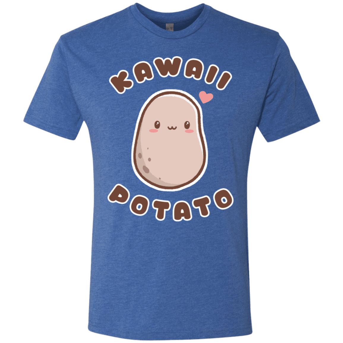 T-Shirts Vintage Royal / S Kawaii Potato Men's Triblend T-Shirt
