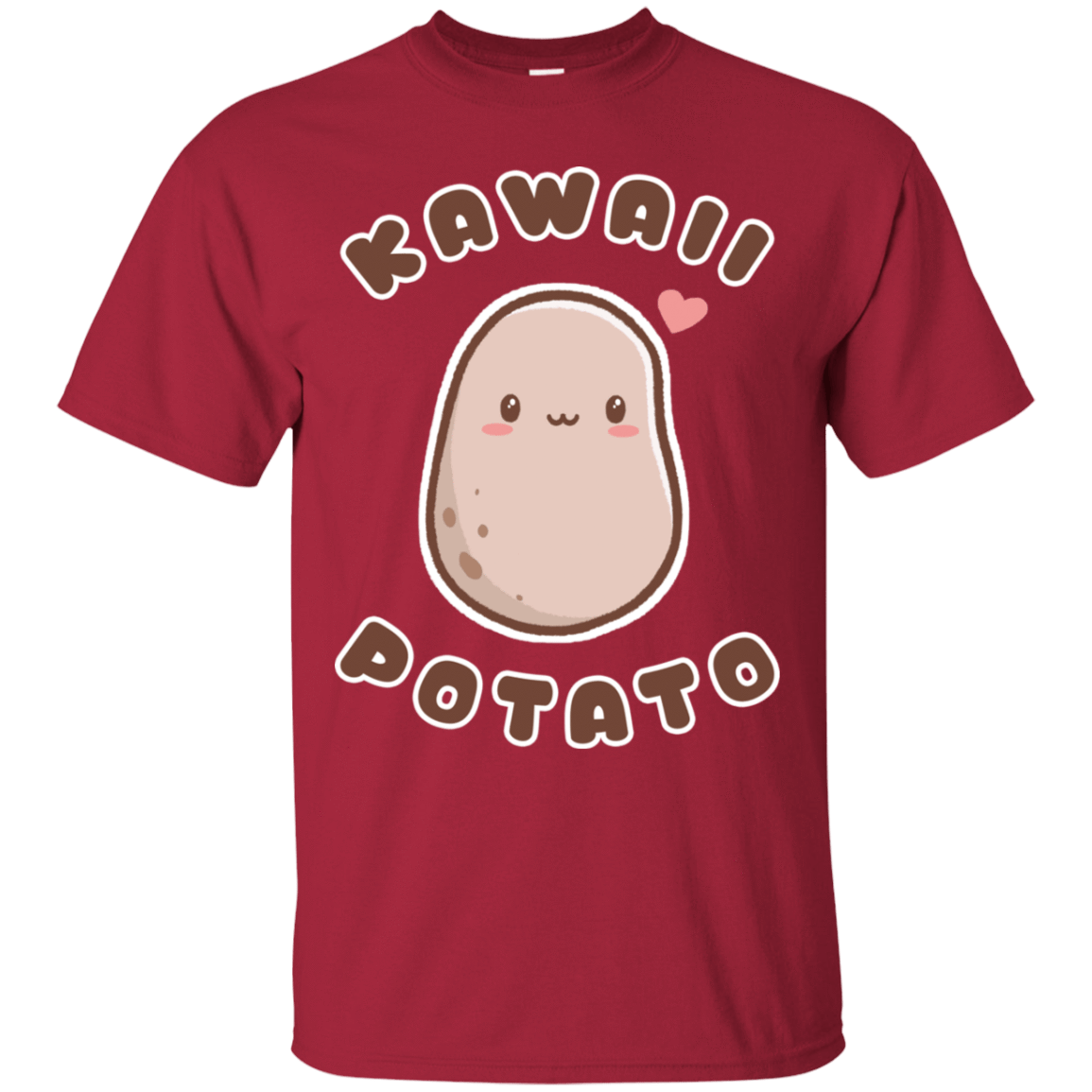 T-Shirts Cardinal / S Kawaii Potato T-Shirt