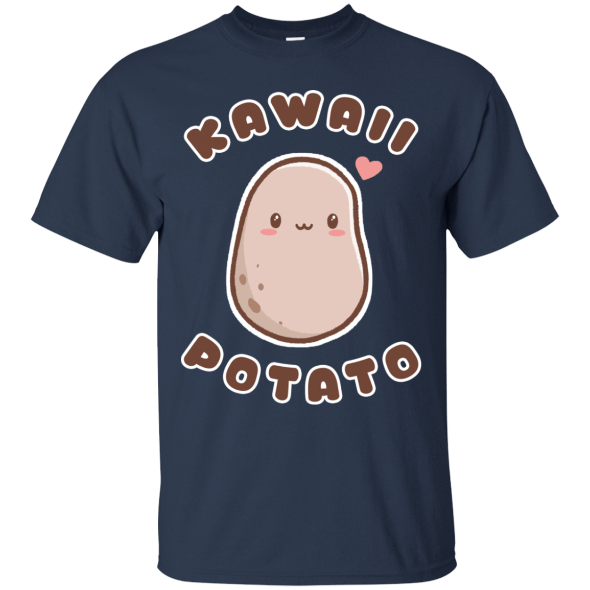 T-Shirts Navy / S Kawaii Potato T-Shirt