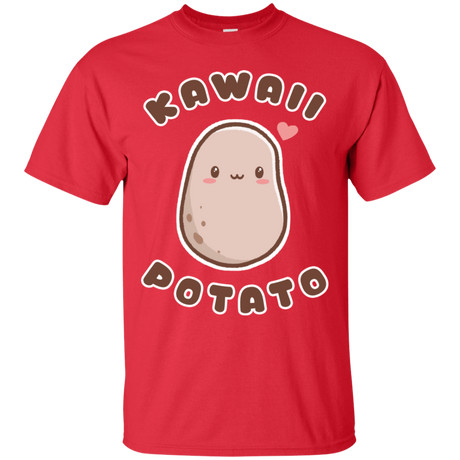 T-Shirts Red / S Kawaii Potato T-Shirt