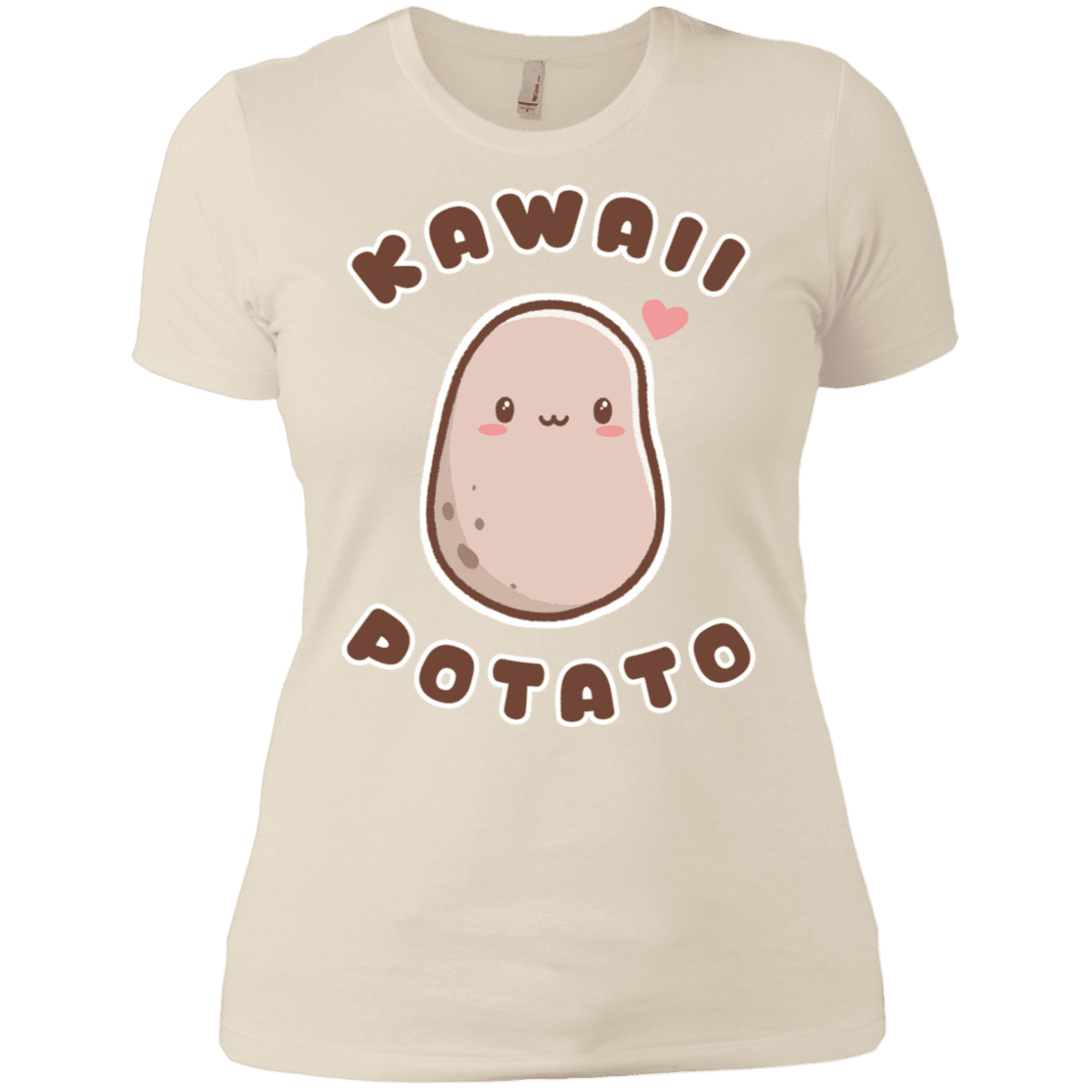 T-Shirts Ivory/ / X-Small Kawaii Potato Women's Premium T-Shirt