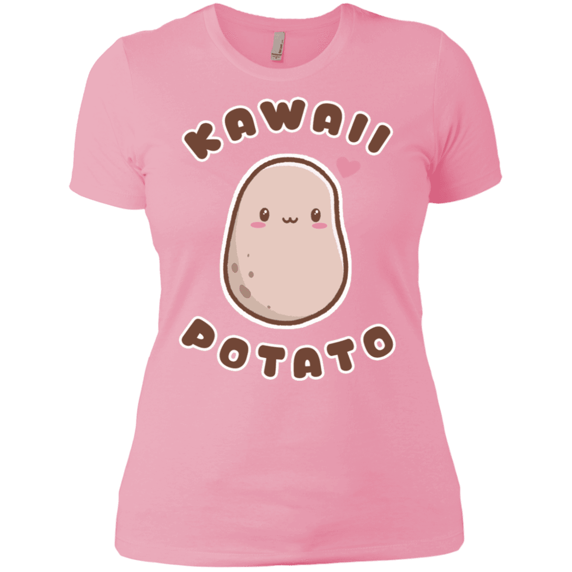 T-Shirts Light Pink / X-Small Kawaii Potato Women's Premium T-Shirt