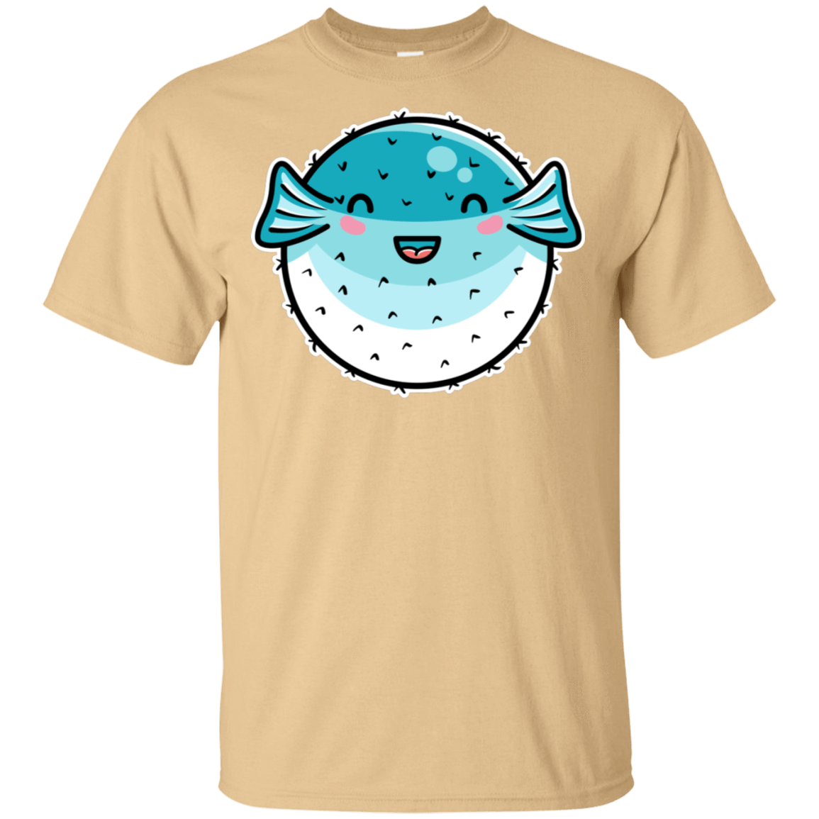 T-Shirts Vegas Gold / S Kawaii Puffer Fish T-Shirt