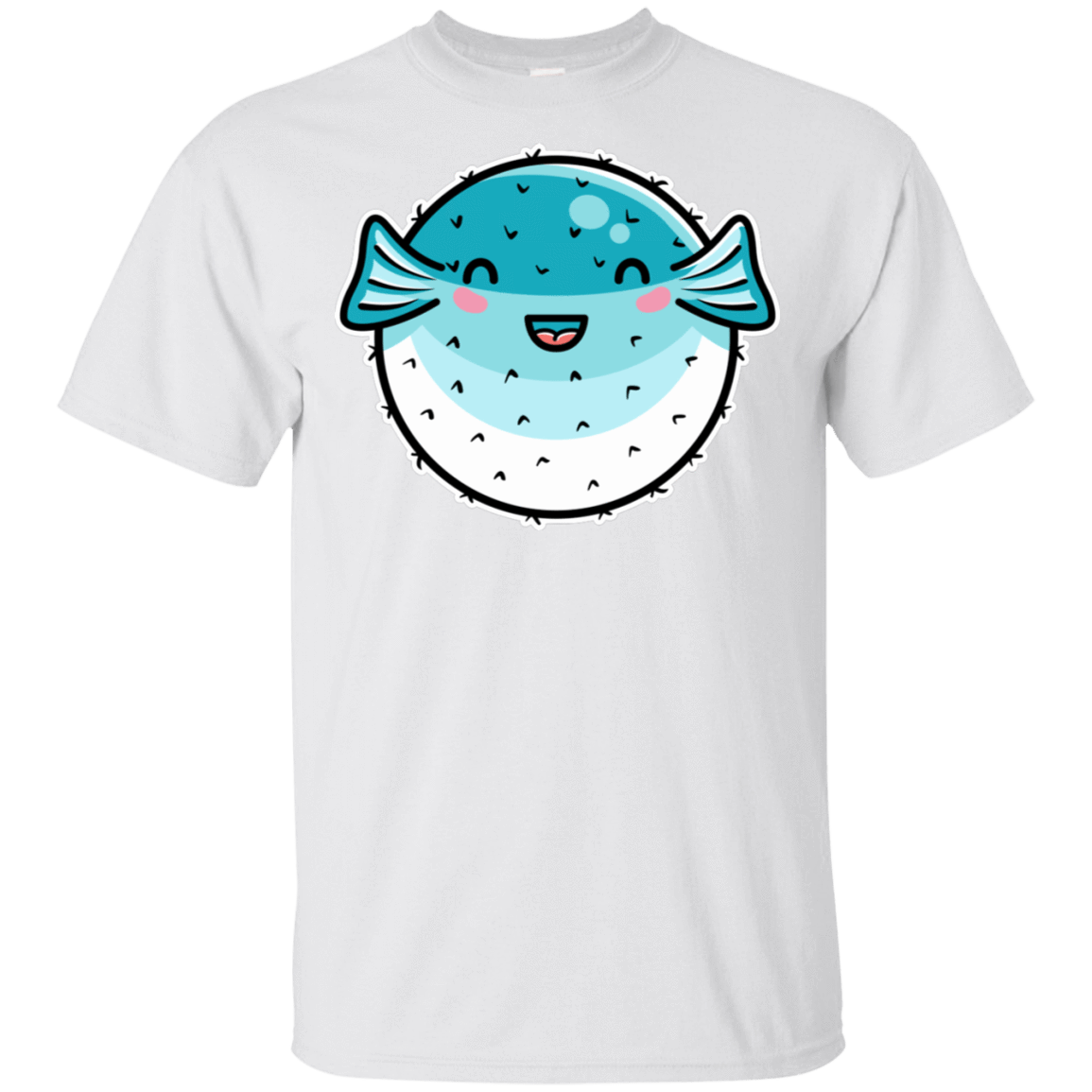 T-Shirts White / S Kawaii Puffer Fish T-Shirt