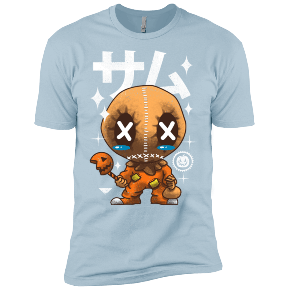T-Shirts Light Blue / YXS Kawaii Pumpkin Boys Premium T-Shirt