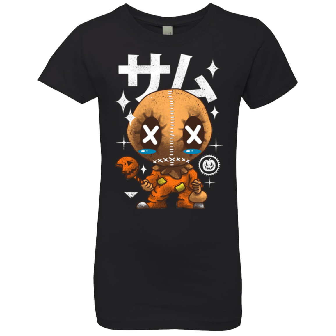 T-Shirts Black / YXS Kawaii Pumpkin Girls Premium T-Shirt