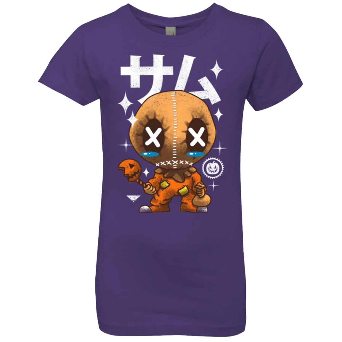 T-Shirts Purple Rush / YXS Kawaii Pumpkin Girls Premium T-Shirt