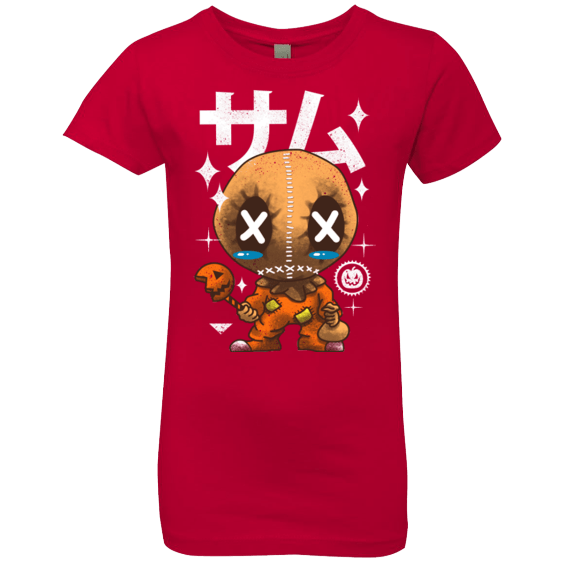 T-Shirts Red / YXS Kawaii Pumpkin Girls Premium T-Shirt