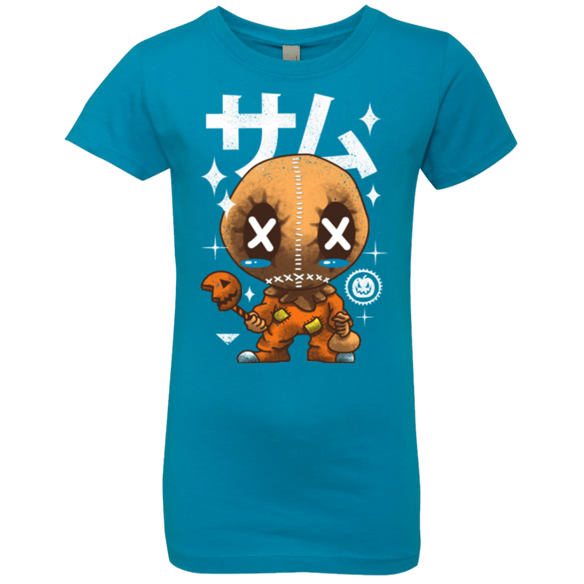 T-Shirts Turquoise / YXS Kawaii Pumpkin Girls Premium T-Shirt