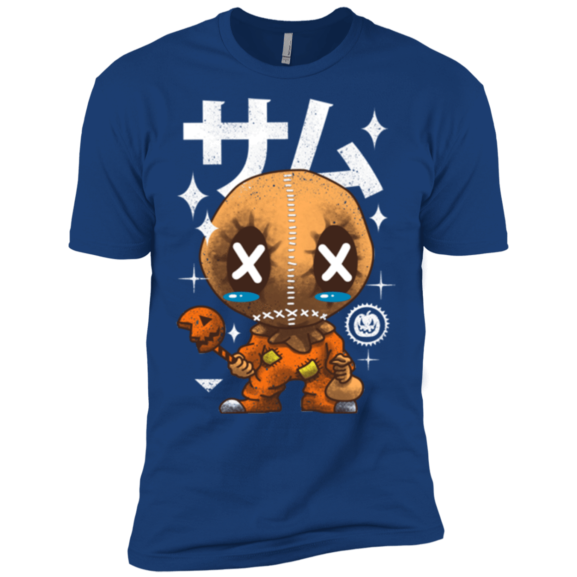 T-Shirts Royal / X-Small Kawaii Pumpkin Men's Premium T-Shirt