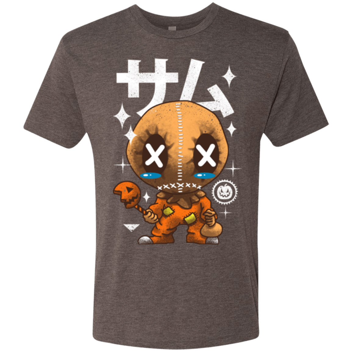 T-Shirts Macchiato / Small Kawaii Pumpkin Men's Triblend T-Shirt