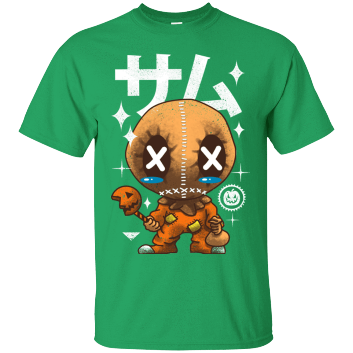 T-Shirts Irish Green / Small Kawaii Pumpkin T-Shirt