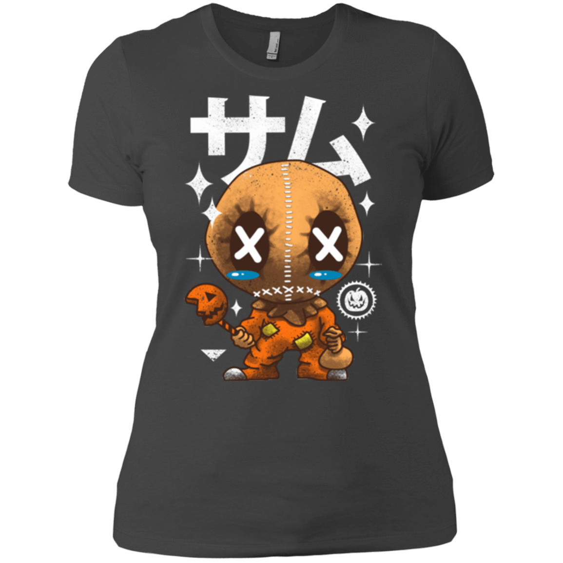 T-Shirts Heavy Metal / X-Small Kawaii Pumpkin Women's Premium T-Shirt